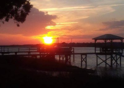Sunset photo from Marsh Gayz dock